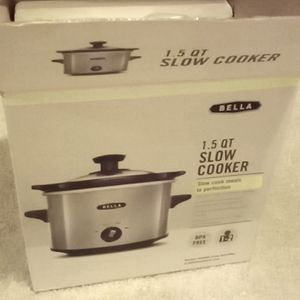 1.5qt slow cooker Bella